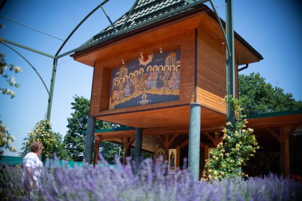Interior și icoane la Mănăstirea Sfântul Efrem cel Nou