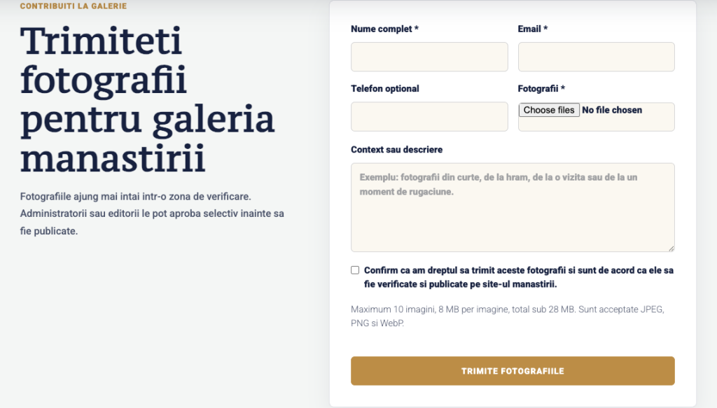 Galeria foto cu fotografii primite de la vizitatori